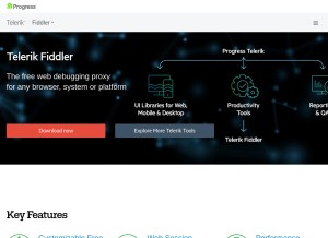 How fiddler2.com looks like on a tablet such as an iPad.