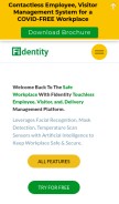 How fidentity.com looks like on a mobile device such as an iPhone.