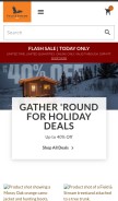 How fieldandstreamshop.com looks like on a mobile device such as an iPhone.