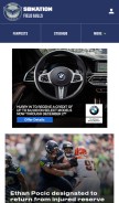 How fieldgulls.com looks like on a mobile device such as an iPhone.