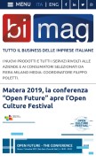How fieramilano.it looks like on a mobile device such as an iPhone.