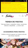 How fiestasmix.com looks like on a mobile device such as an iPhone.