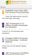 How fileour.com looks like on a mobile device such as an iPhone.