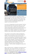 How filetrac.net looks like on a mobile device such as an iPhone.