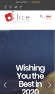 How filice.com looks like on a mobile device such as an iPhone.