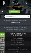 How filmai.in looks like on a mobile device such as an iPhone.