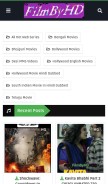 How filmbyhd.blogspot.com looks like on a mobile device such as an iPhone.