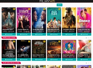 How filmyhit.watch looks like on a tablet such as an iPad.