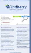 How findberry.com looks like on a mobile device such as an iPhone.