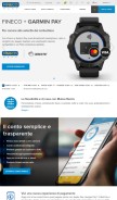 How finecobank.com looks like on a mobile device such as an iPhone.