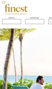 How finestplayamujeres.us looks like on a mobile device such as an iPhone.