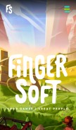 How fingersoft.net looks like on a mobile device such as an iPhone.