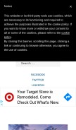 How finsmes.com looks like on a mobile device such as an iPhone.