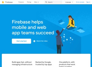 How firedge.com looks like on a tablet such as an iPad.