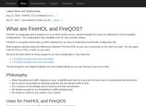 How firehol.org looks like on a tablet such as an iPad.