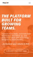 How firepoint.net looks like on a mobile device such as an iPhone.