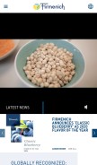 How firmenich.com looks like on a mobile device such as an iPhone.