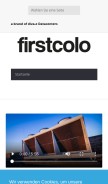 How first-colo.net looks like on a mobile device such as an iPhone.