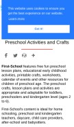 How first-school.ws looks like on a mobile device such as an iPhone.