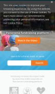 How firstgiving.com looks like on a mobile device such as an iPhone.