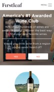 How firstleaf.club looks like on a mobile device such as an iPhone.