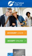 How firstnationalcc.com looks like on a mobile device such as an iPhone.