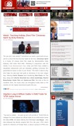 How firstshowing.net looks like on a mobile device such as an iPhone.