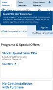 How fishersci.com looks like on a mobile device such as an iPhone.