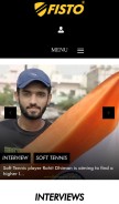 How fistosports.com looks like on a mobile device such as an iPhone.