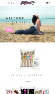 How fitgirls.com looks like on a mobile device such as an iPhone.