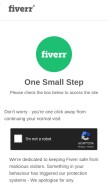 How fiverr.com looks like on a mobile device such as an iPhone.