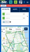 How fl511.com looks like on a mobile device such as an iPhone.