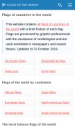 How flagpedia.net looks like on a mobile device such as an iPhone.