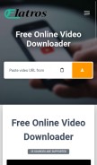 How flatros.com looks like on a mobile device such as an iPhone.