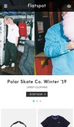 How flatspot.com looks like on a mobile device such as an iPhone.