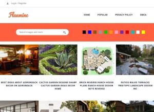 How flauminc.com looks like on a tablet such as an iPad.