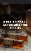 How flaviar.com looks like on a mobile device such as an iPhone.