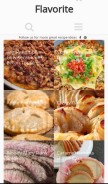 How flavorite.net looks like on a mobile device such as an iPhone.