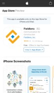 How fldlns.co looks like on a mobile device such as an iPhone.