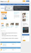 How fleetanswers.com looks like on a mobile device such as an iPhone.