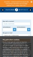 How fletcher.nl looks like on a mobile device such as an iPhone.