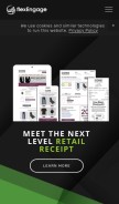 How flexreceipts.com looks like on a mobile device such as an iPhone.