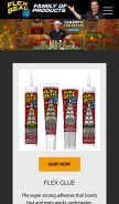 How flexsealproducts.com looks like on a mobile device such as an iPhone.