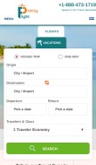 How flightpicking.com looks like on a mobile device such as an iPhone.
