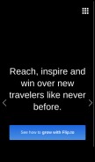 How flip.to looks like on a mobile device such as an iPhone.