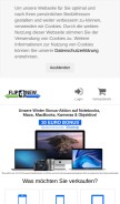 How flip4new.de looks like on a mobile device such as an iPhone.