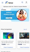How flipshope.com looks like on a mobile device such as an iPhone.