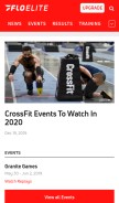 How floelite.com looks like on a mobile device such as an iPhone.