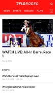 How florodeo.com looks like on a mobile device such as an iPhone.