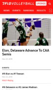 How flovolleyball.tv looks like on a mobile device such as an iPhone.